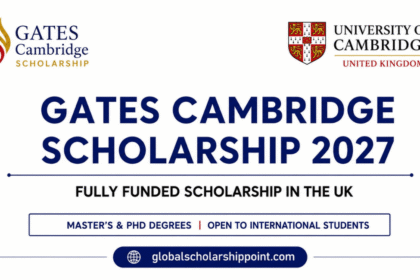Gates Cambridge Scholarship 2027