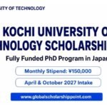 Kochi University Scholarship 2027 in Japan