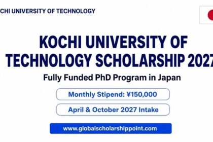 Kochi University Scholarship 2027 in Japan