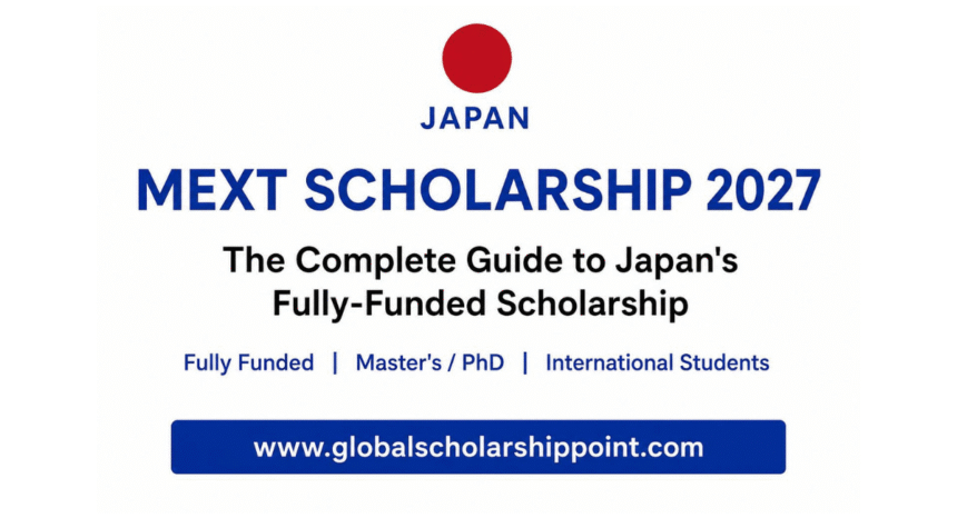 MEXT Scholarship 2027