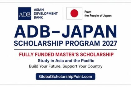 ADB–Japan Scholarship Program 2027 Fully Funded Master’s Scholarship
