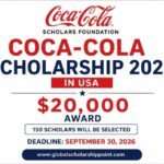 Coca-Cola Scholarship 2027 in USA $20,000 Award