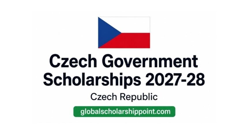 Czech Government Scholarships 2027-28 for international students