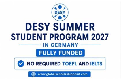 DESY Summer Student Program 2027 in Germany Fully Funded