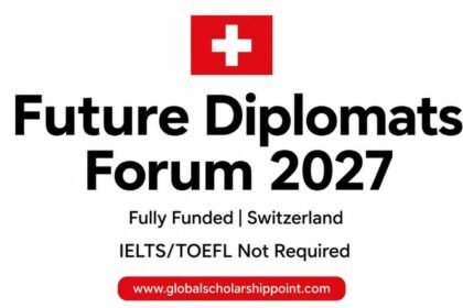 Future Diplomats Forum 2027 in Switzerland fully funded youth forum