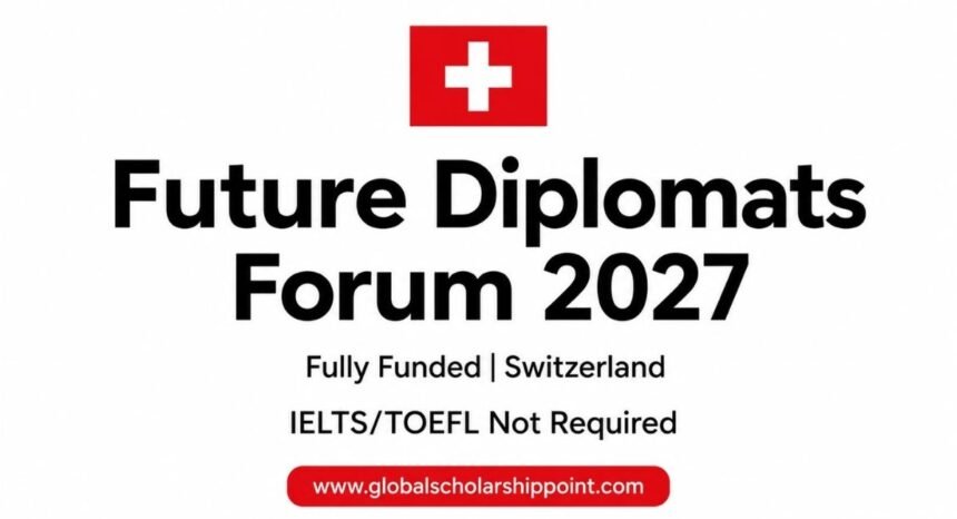 Future Diplomats Forum 2027 in Switzerland fully funded youth forum