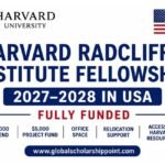 Harvard Radcliffe Institute Fellowship 2027–2028 in USA for International Applicants