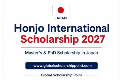 Honjo International Scholarship 2027 in Japan for International Students