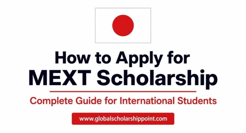 How to Apply for MEXT Scholarship Guide