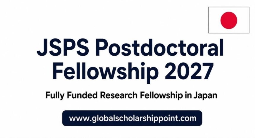 JSPS Postdoctoral Fellowship 2027 in Japan Fully Funded