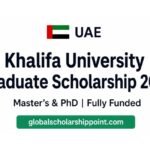 Khalifa University Scholarship 2027 in UAE for international students