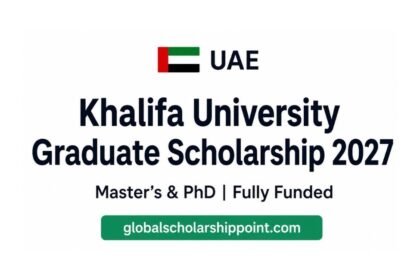 Khalifa University Scholarship 2027 in UAE for international students