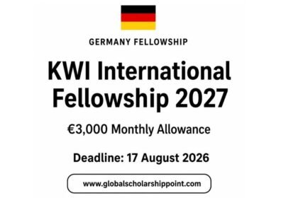 KWI International Fellowship 2027 in Germany