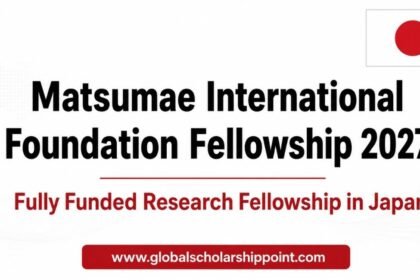 Matsumae Fellowship 2027 in Japan fully funded research fellowship