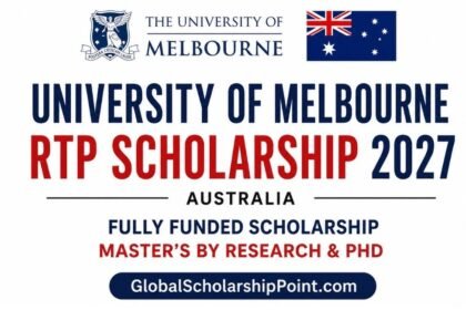 University of Melbourne RTP Scholarship 2027 in Australia for International Students