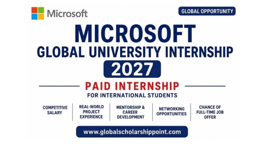 Microsoft Internship 2027 for International Students