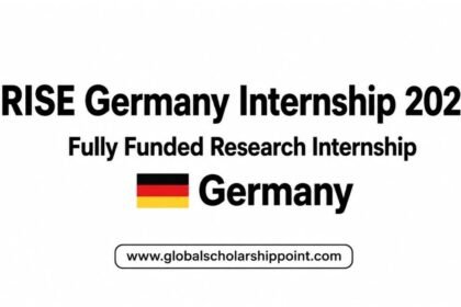 RISE Germany Internship 2027 Fully Funded Research Internship in Germany