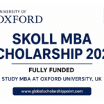 Skoll MBA Scholarship 2027 at the University of Oxford for International Students