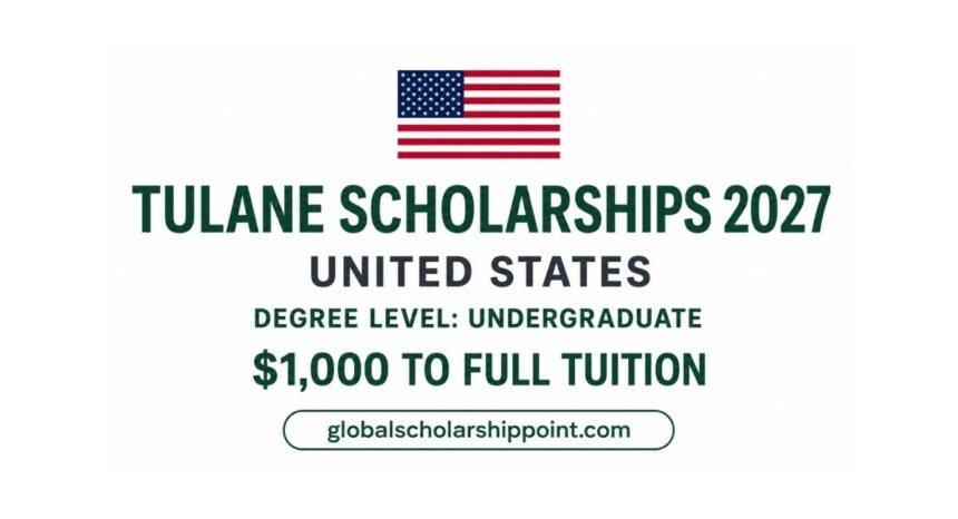 Tulane Scholarships 2027 for undergraduate students in the USA