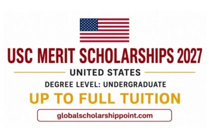 USC Merit Scholarships 2027 for international undergraduate students
