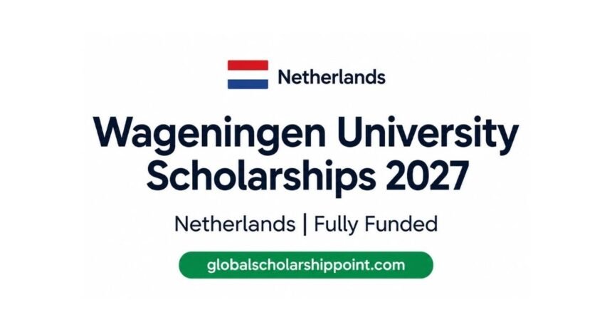 Wageningen University Scholarships 2027 in Netherlands