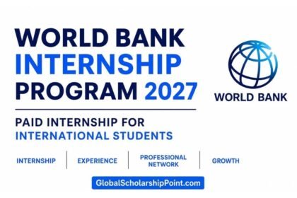 World Bank Internship Program 2027 for International Students