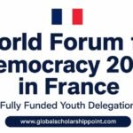 World Forum for Democracy 2026 in France Fully Funded Youth Delegation