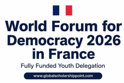 World Forum for Democracy 2026 in France Fully Funded Youth Delegation