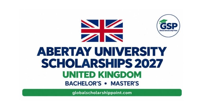 Abertay University Scholarships 2027 in the United Kingdom for international students