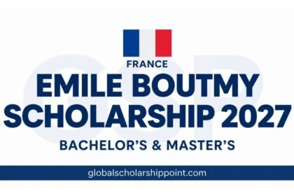 Emile Boutmy Scholarship 2027 at Sciences Po in France for international Bachelor’s and Master’s students