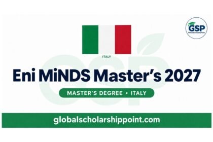 Eni MiNDS Master’s 2027 fully funded program at Politecnico di Torino in Italy