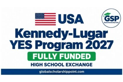 Kennedy-Lugar YES Program 2027 fully funded high-school exchange in USA