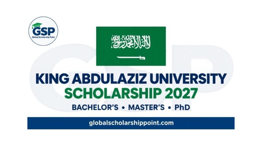 King Abdulaziz University Scholarship 2027 in Saudi Arabia for international Bachelor’s, Master’s and PhD students