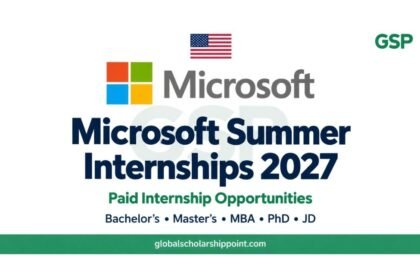 Microsoft Summer Internships 2027 paid opportunities for students