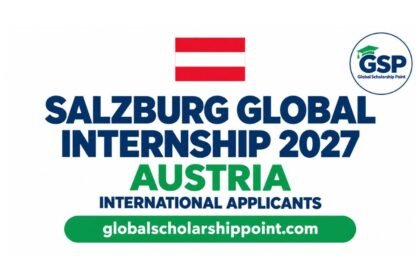 Salzburg Global Internship 2027 funded opportunity in Austria