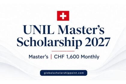 UNIL Master’s Scholarship 2027 in Switzerland for international students