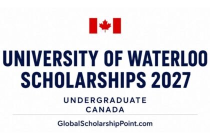 University of Waterloo Scholarships 2027 in Canada offering a CAD 10,000 entrance award for eligible international undergraduate students.