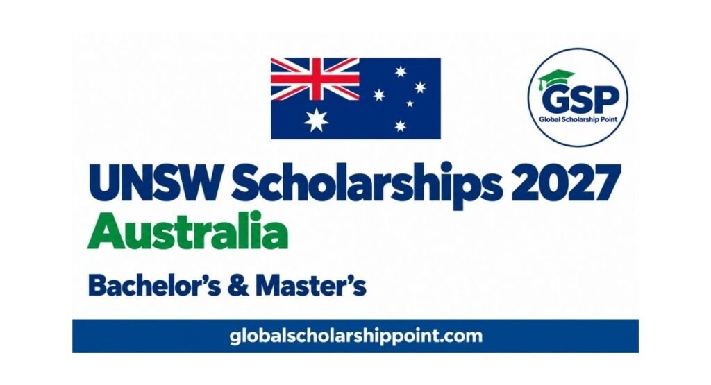 UNSW Scholarships 2027 in Australia for international undergraduate and postgraduate students