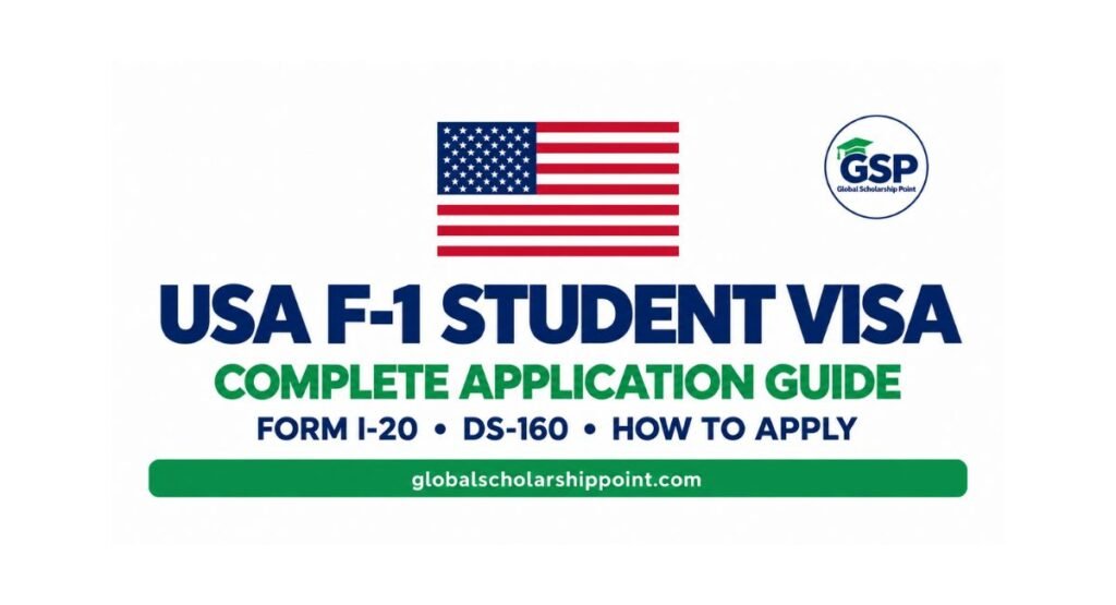 USA F-1 Student Visa guide with 8 application steps