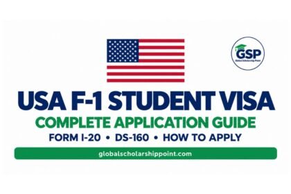 USA F-1 Student Visa guide with 8 application steps