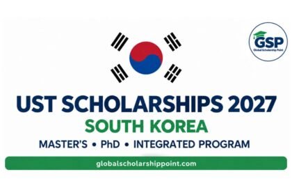 UST Scholarships 2027 in South Korea for Master’s and PhD students