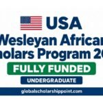 Wesleyan African Scholars Program 2027 fully funded undergraduate scholarship in USA