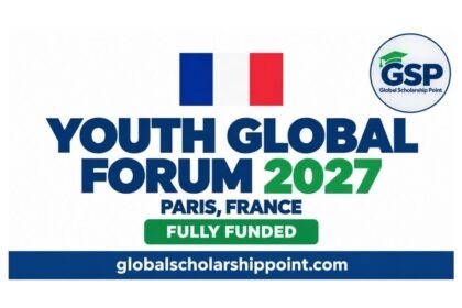 Youth Global Forum 2027 in Paris France fully funded opportunity