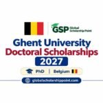 Ghent University Doctoral Scholarships 2027 in Belgium for PhD researchers