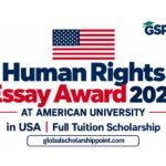 Human Rights Essay Award 2027 in USA full tuition scholarship