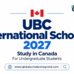 UBC International Scholars Program 2027 in Canada for undergraduate students